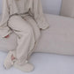 Adult Natural Wool Slippers White