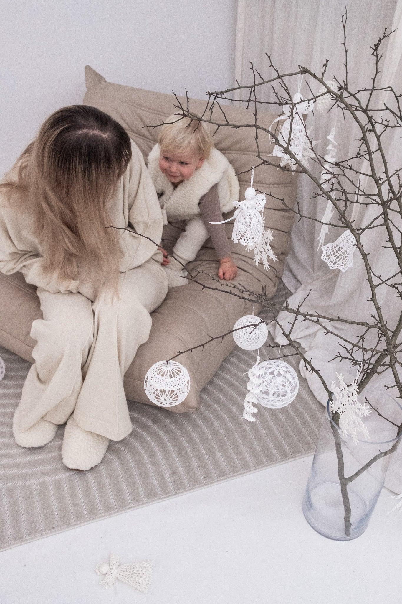 “Mama & Me” Woolen Teddy Slipper Gift Set