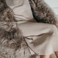 Natural Sheepskin Beanbag - Greige - MellowConceptStore