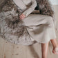 Natural Sheepskin Beanbag - Greige - MellowConceptStore