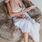 Natural Sheepskin Beanbag - Greige - MellowConceptStore