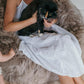 Natural Sheepskin Beanbag - Greige - MellowConceptStore