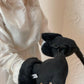 Waterproof Natural Sheepskin Stroller Hand Muffs - Black - MellowConceptStore