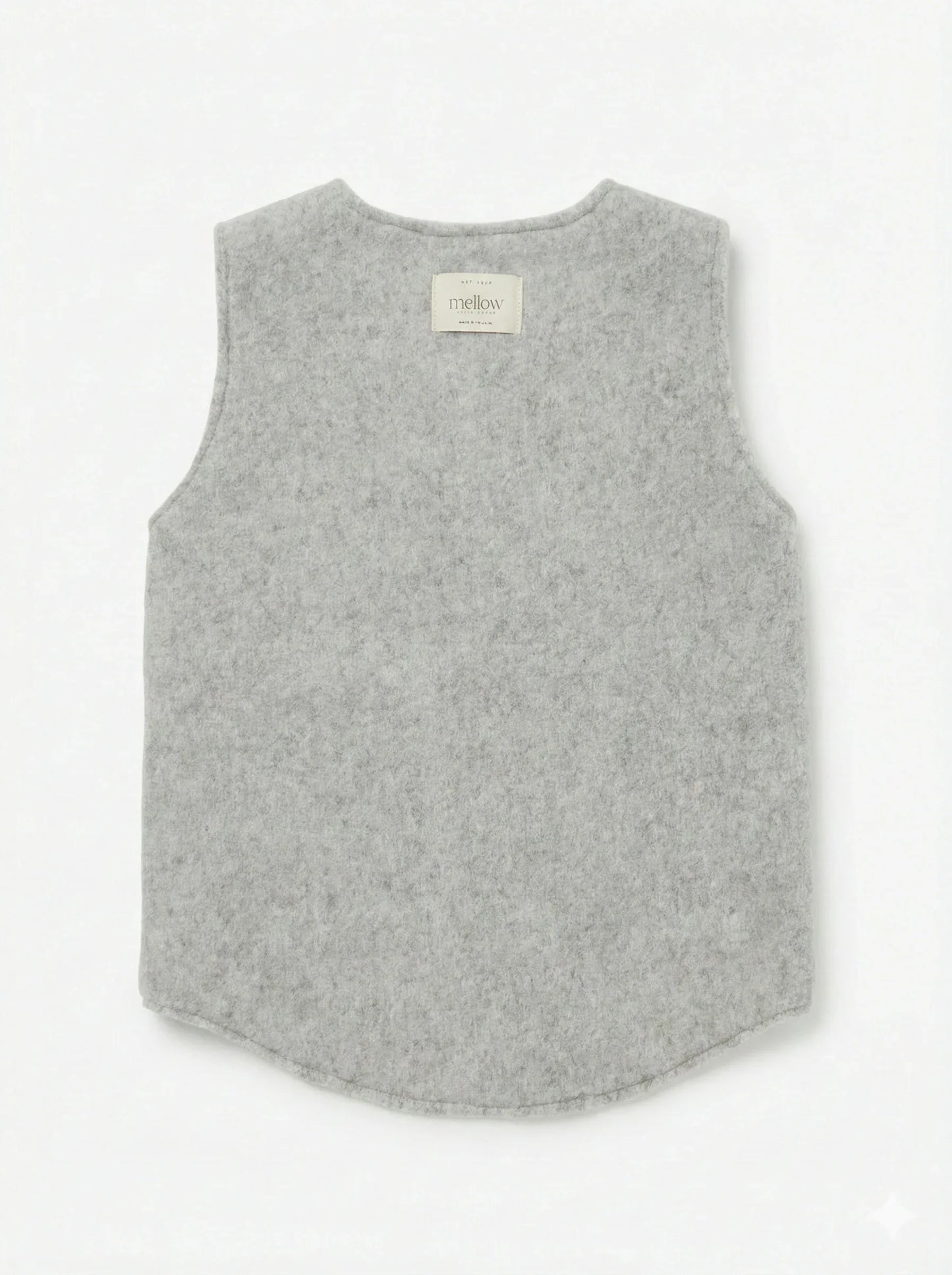 Baby/Kid Virgin Wool Vest - Grey