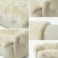 Genuine Ivory Sheepskin Couch Cover for Dogs — Natural Sofa Protector (Plastic-Free) - MellowConceptStore