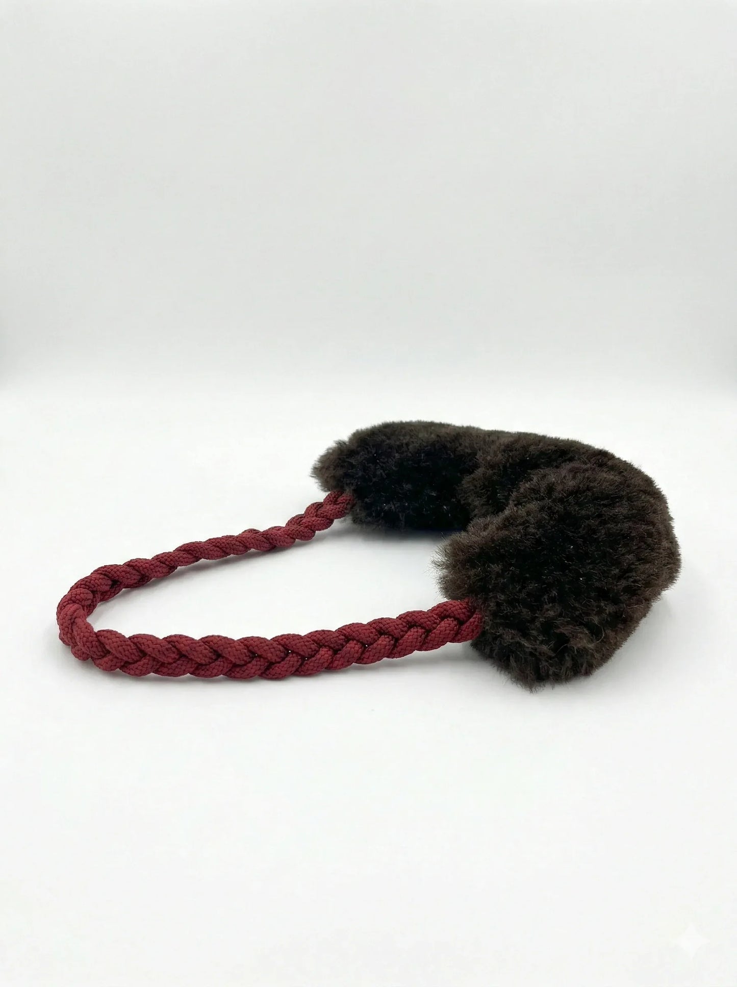 Wool Loop Tug Toy - Black - MellowConceptStore
