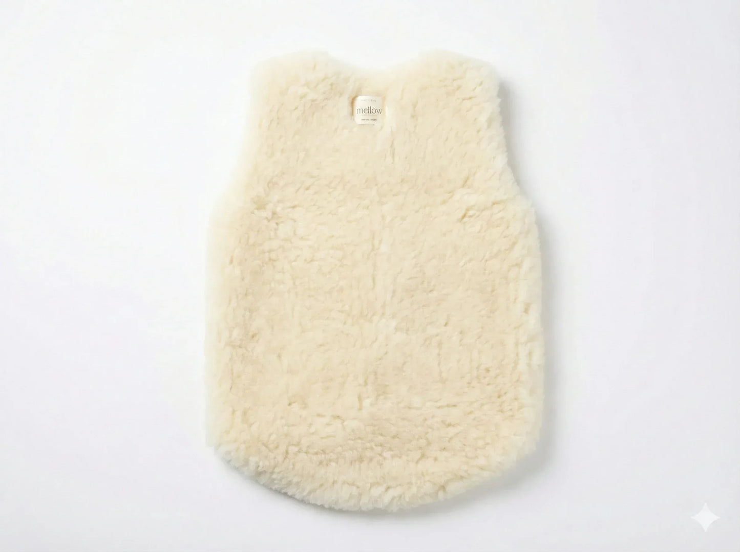 Baby/Kid Virgin Wool Vest - White/Red - MellowConceptStore