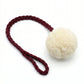 Wool Pom Tug Toy - White - MellowConceptStore