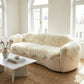 Genuine Ivory Sheepskin Couch Cover for Dogs — Natural Sofa Protector (Plastic-Free) - MellowConceptStore