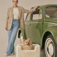 Natural Wool Dog Carrier - Beige - MellowConceptStore