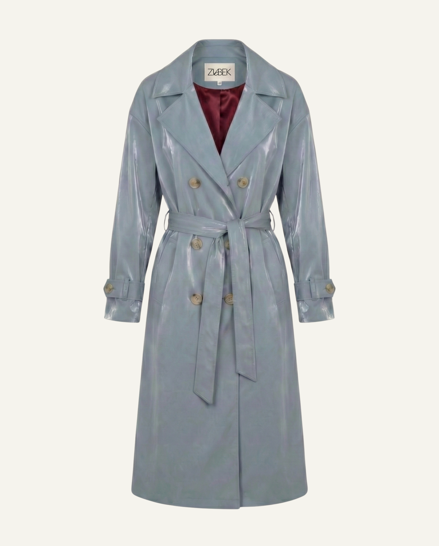 Trench Coat - Light Blue