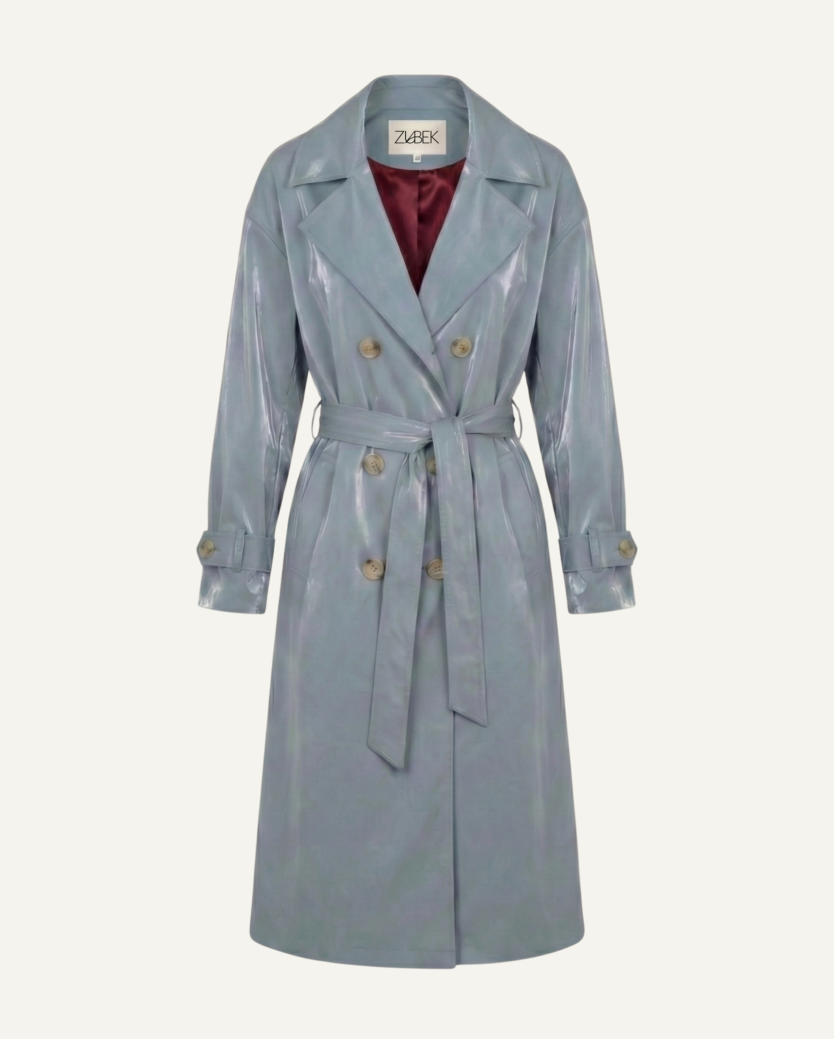 Trench Coat - Light Blue
