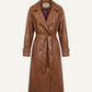 Trench Coat - Chocolate Brown