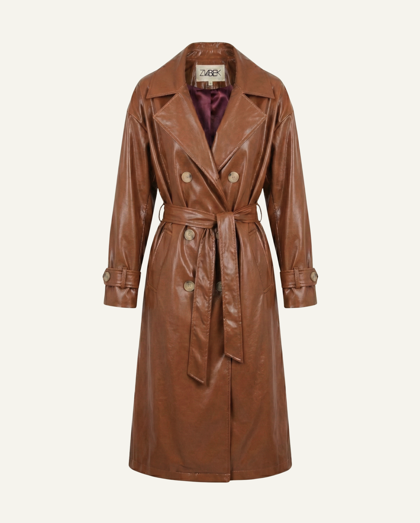 Trench Coat - Chocolate Brown
