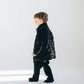 Kid's Wool Puff Jacket - Black - Natural, Non-Toxic & Insulated with 100% Wool