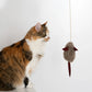 Natural Woolen Cat Toy: Mouse - MellowConceptStore