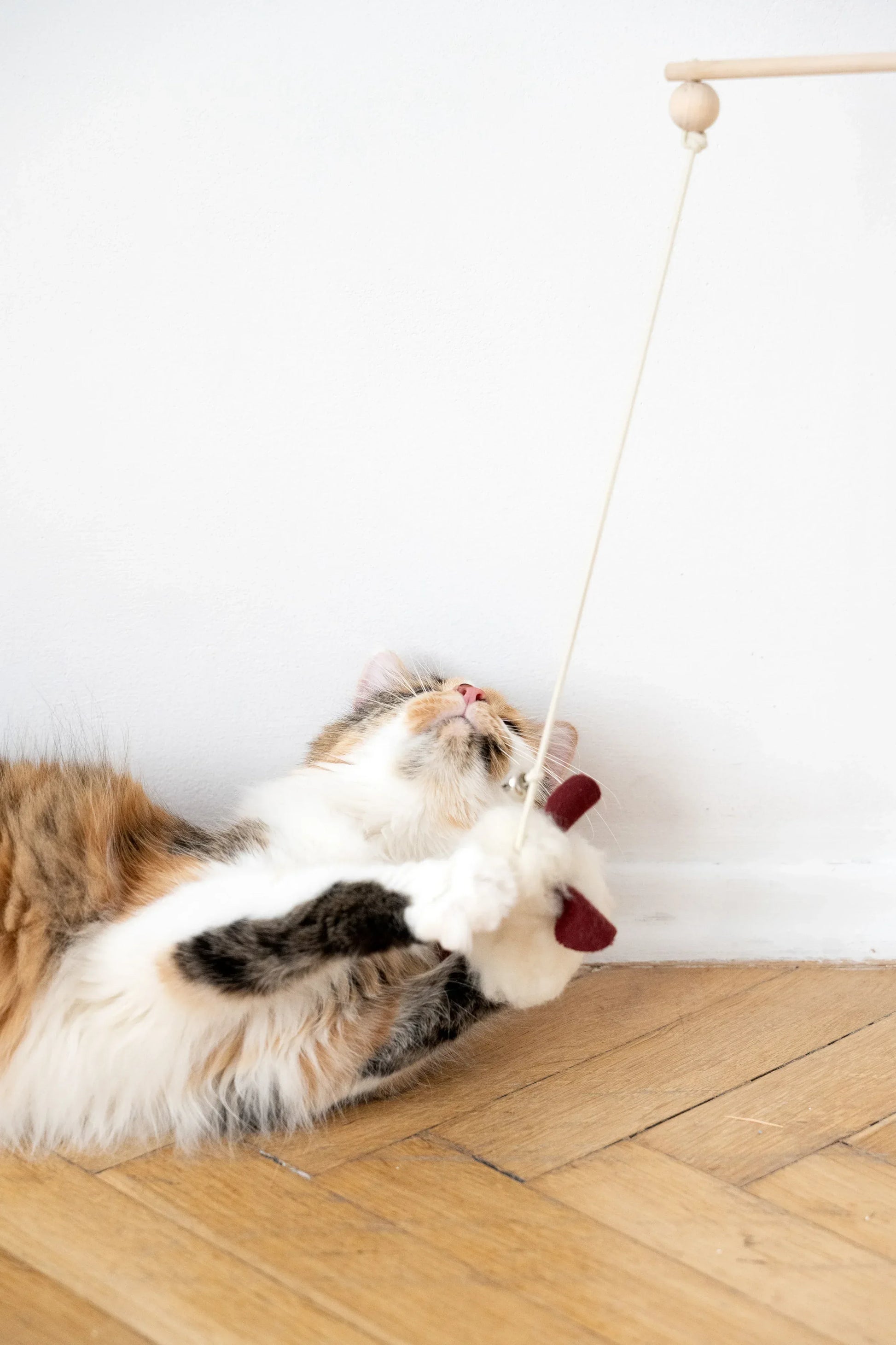 Natural Woolen Cat Toy: Mouse - MellowConceptStore