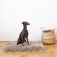Square or Rectangular Natural Sheepskin Pet Mat Greige