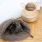 Natural Wool Pet Cave  Beige