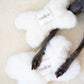 Natural Woolen Dog Toy - Bone - White - MellowConceptStore