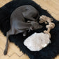 Natural Sheepskin Dog Tug Toy - Beige - MellowConceptStore
