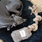Natural Woolen Dog Tug Toy - Beige - MellowConceptStore