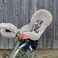 Greige Natural Sheepskin Car Seat / Stroller Liner - MellowConceptStore