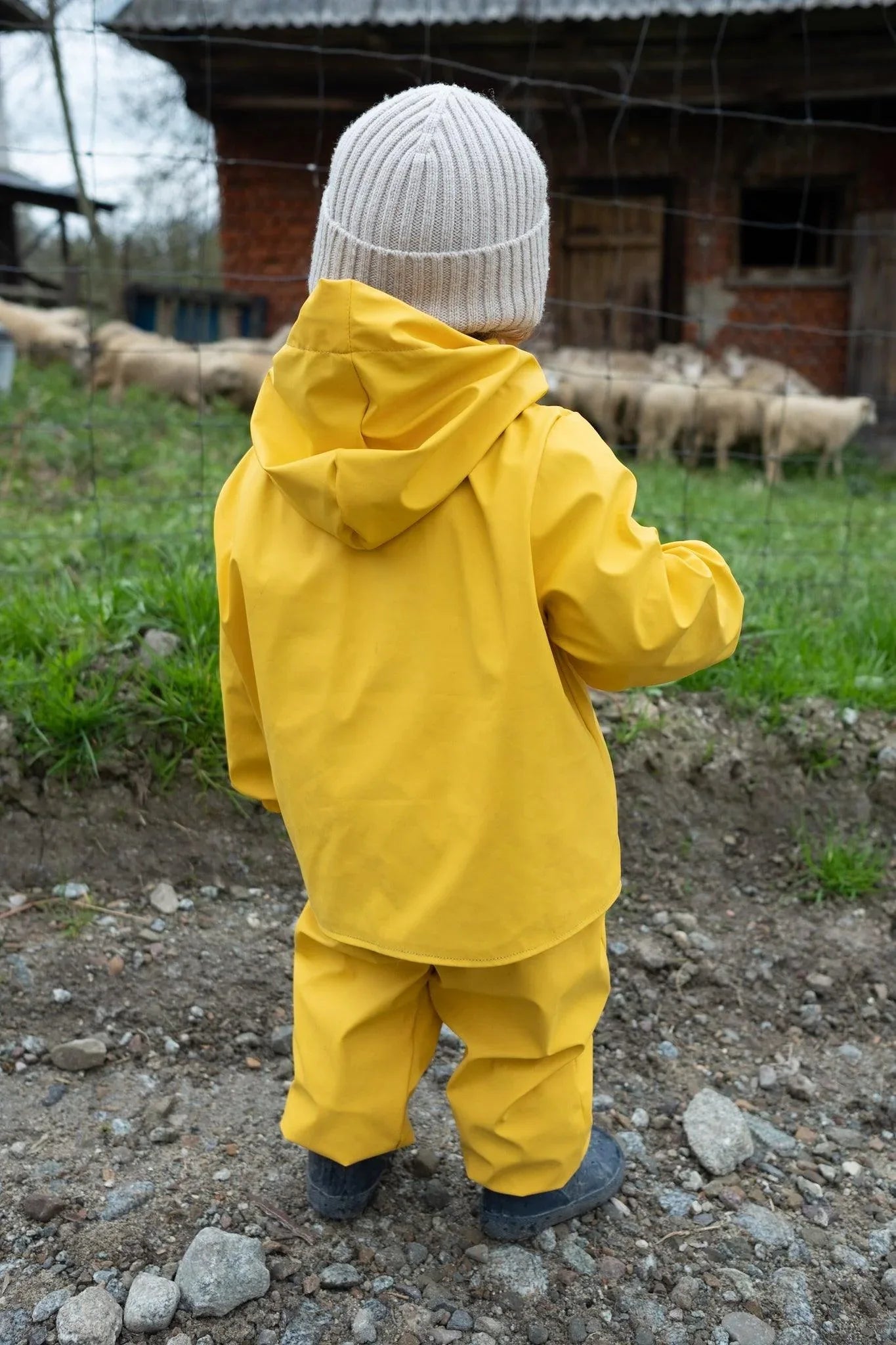 Waterproof Baby/Kid Clothing Set - Yellow - MellowConceptStore