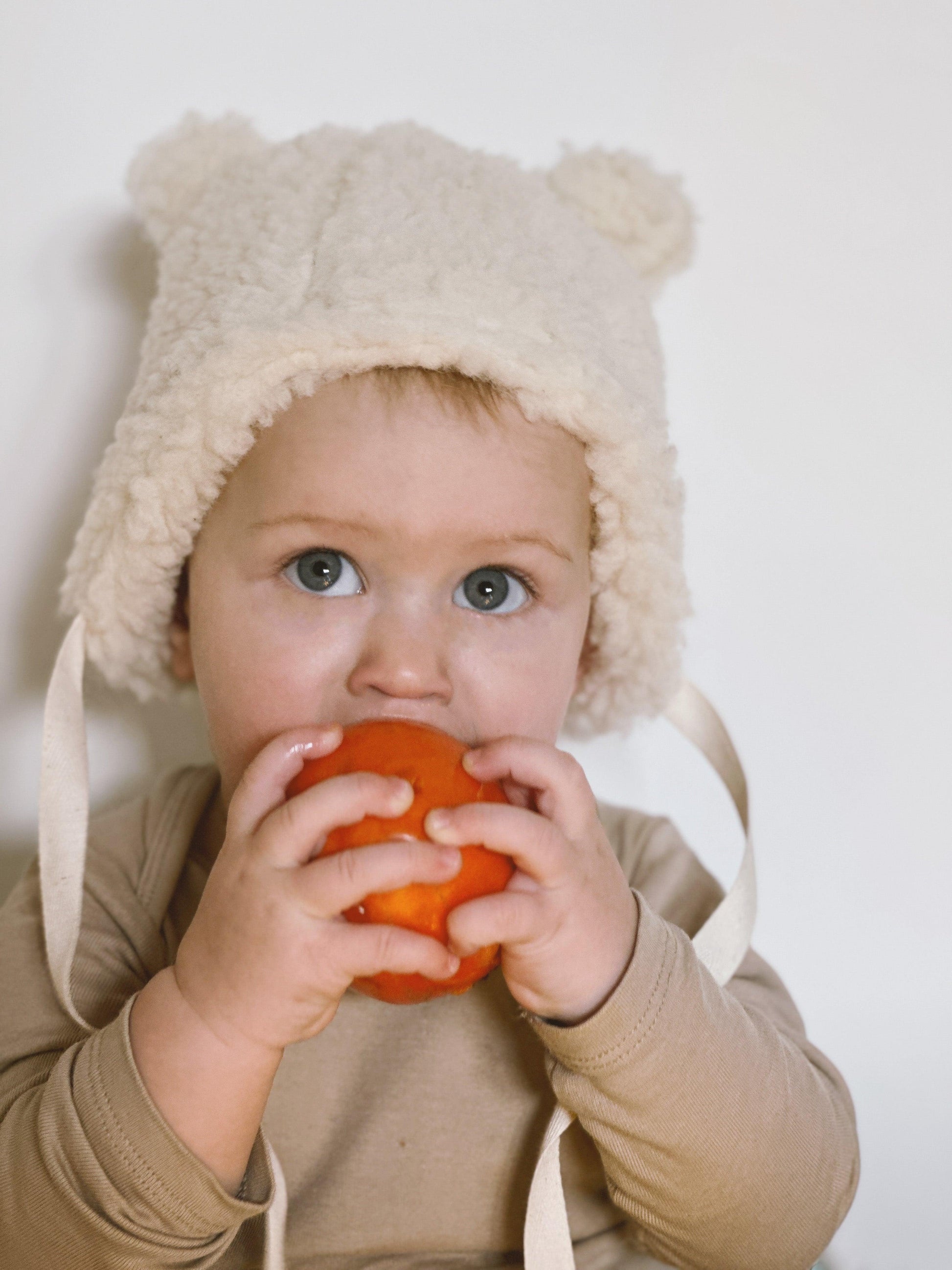 Polar Bear Woolen Baby Hat - MellowConceptStore