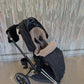 Black Natural Sheepskin Stroller Sleeping Bag - MellowConceptStore