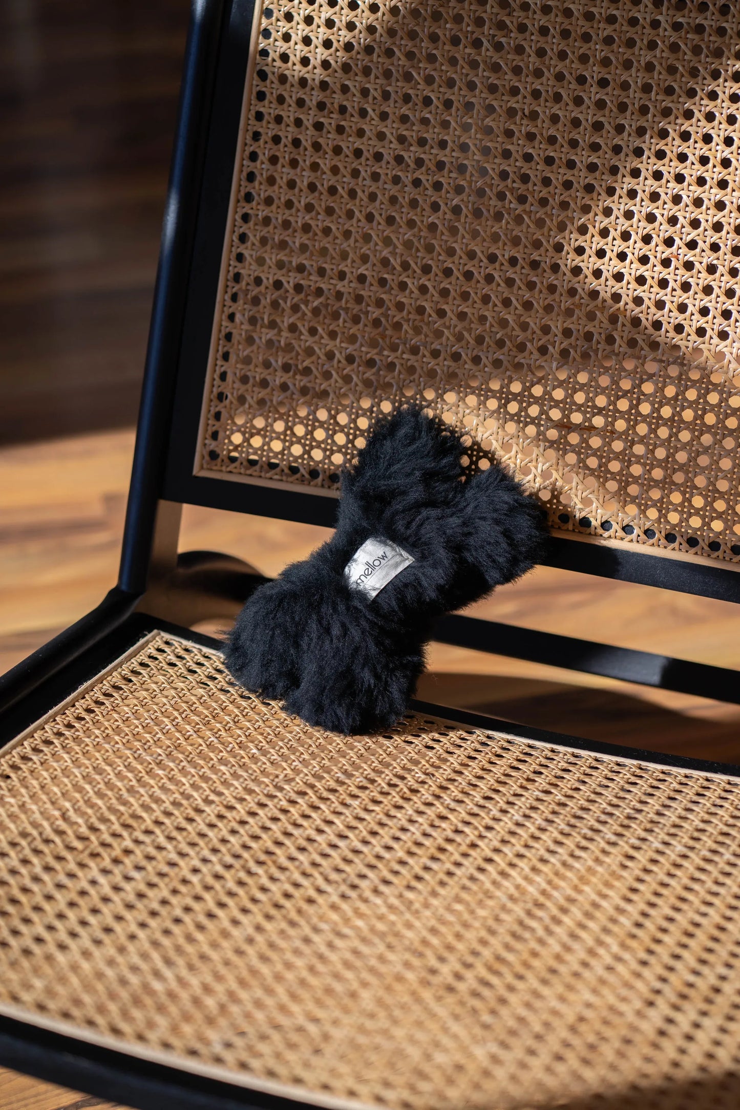 Natural Woolen Dog Toy - Bone - Charcoal - MellowConceptStore