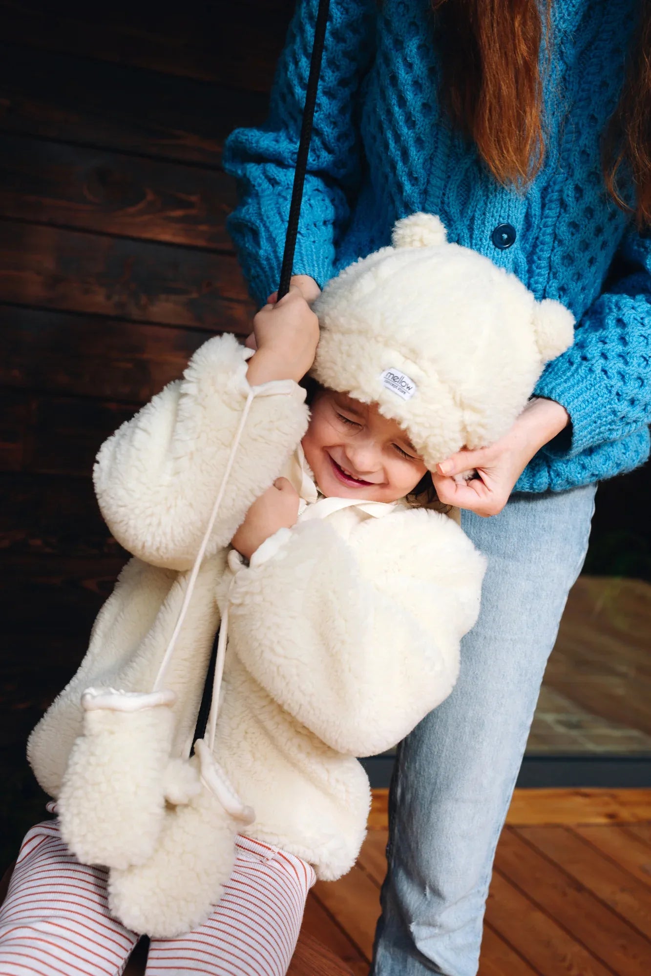 Polar Bear Woolen Baby Hat - MellowConceptStore
