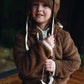 Brown Bear Woolen Baby Gloves - MellowConceptStore