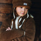 Brown Bear Woolen Baby Hat - MellowConceptStore