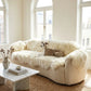 Genuine Ivory Sheepskin Couch Cover for Dogs — Natural Sofa Protector (Plastic-Free) - MellowConceptStore