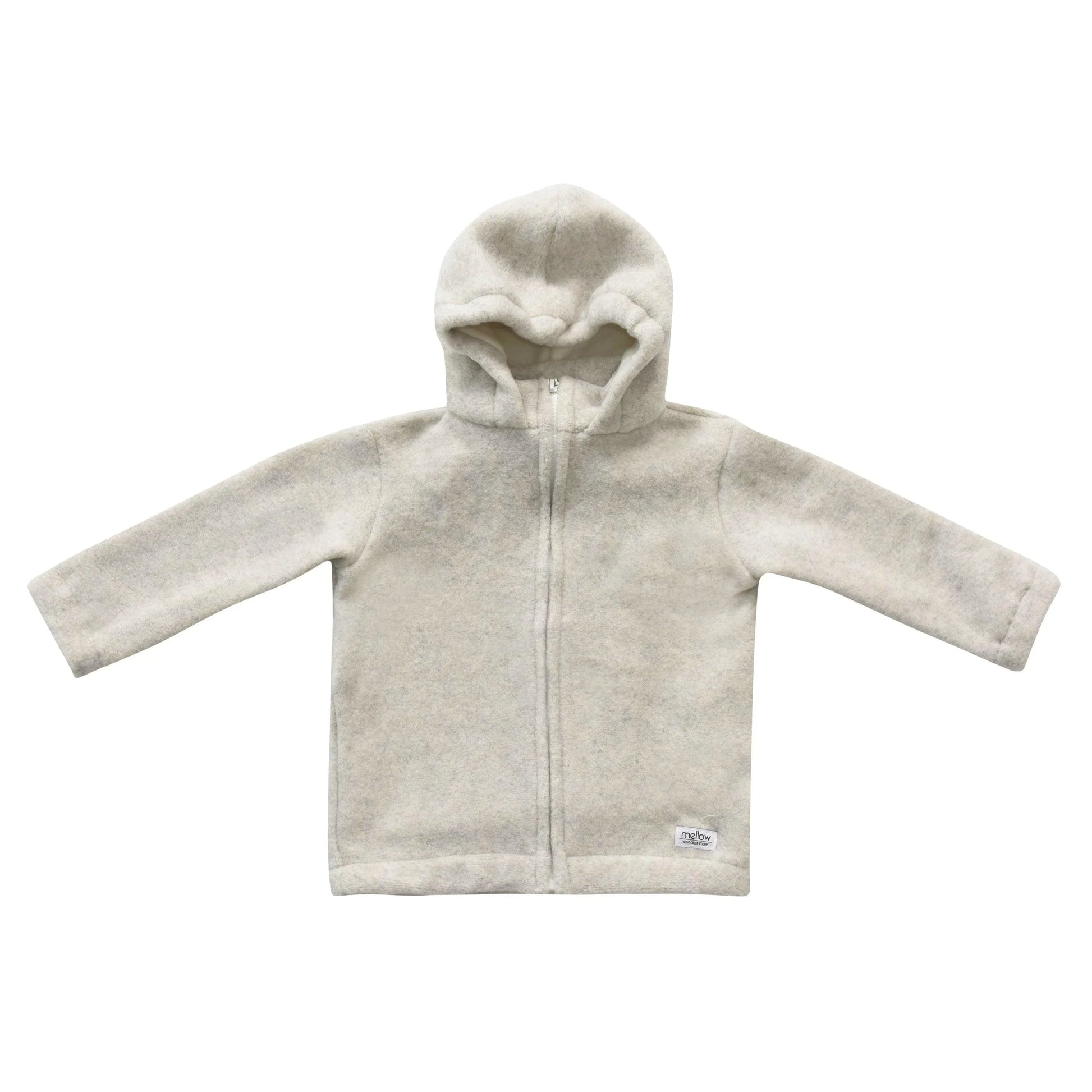 Light Baby/Kid Virgin Wool Jacket - Grey - MellowConceptStore