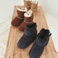Black Baby Natural Sheepskin Boots - MellowConceptStore