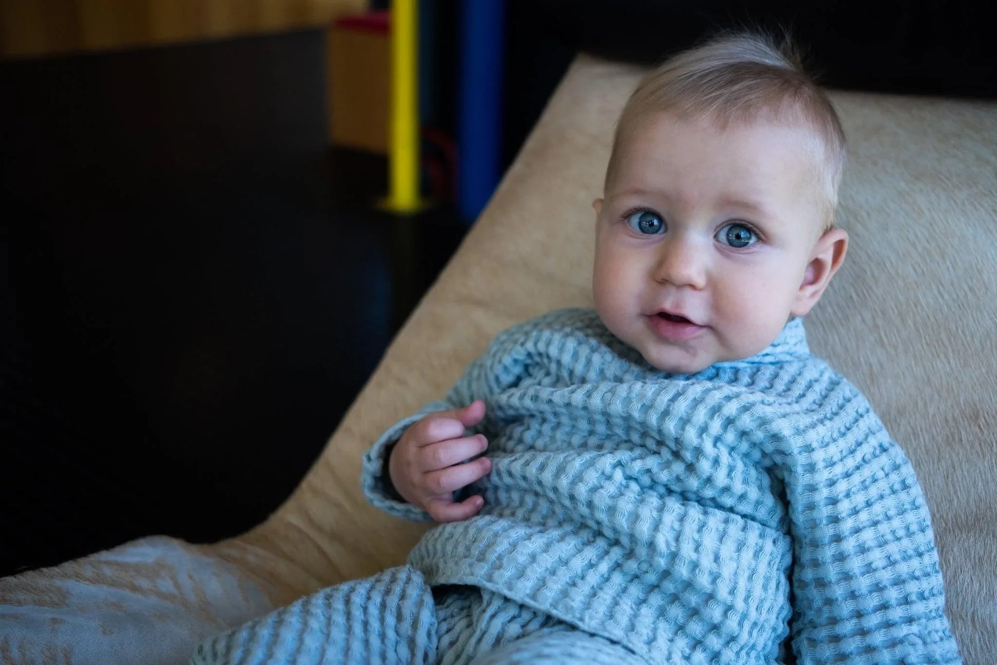 Linen Baby/Kid Clothing Set - Blue - MellowConceptStore