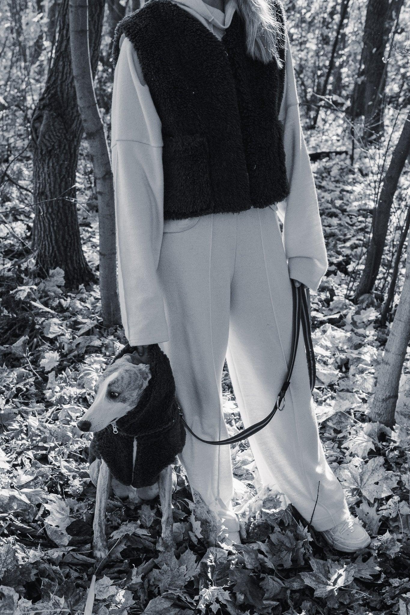 Woolen Dog Vest - Charcoal - MellowConceptStore