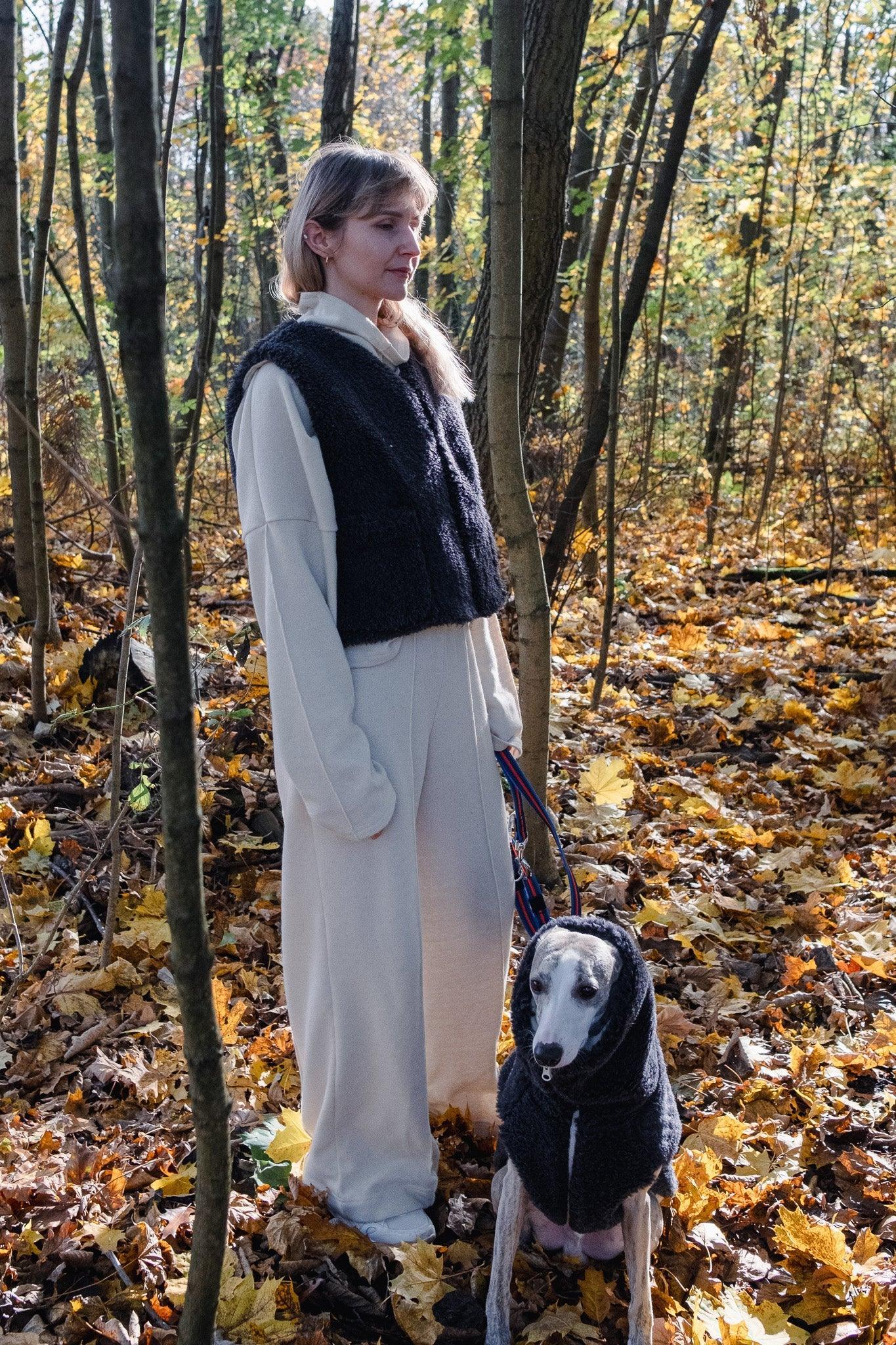 Woolen Dog Vest - Charcoal - MellowConceptStore