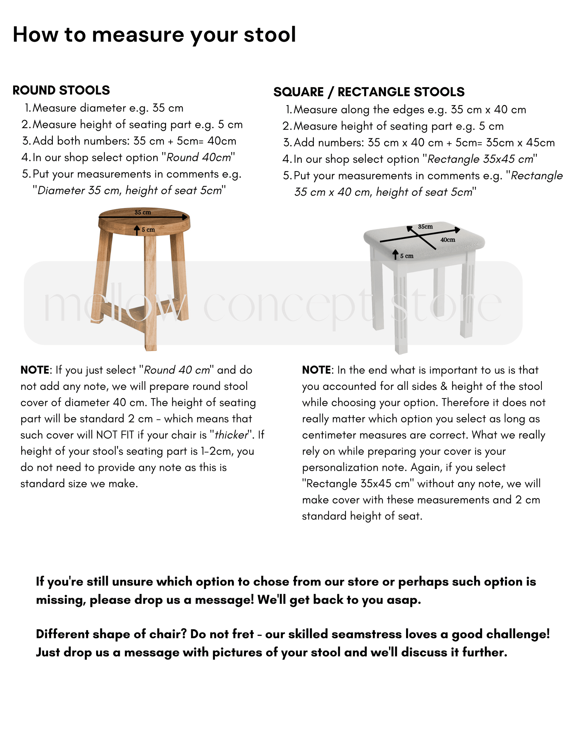 Natural Sheepskin Stool Cover - MellowConceptStore