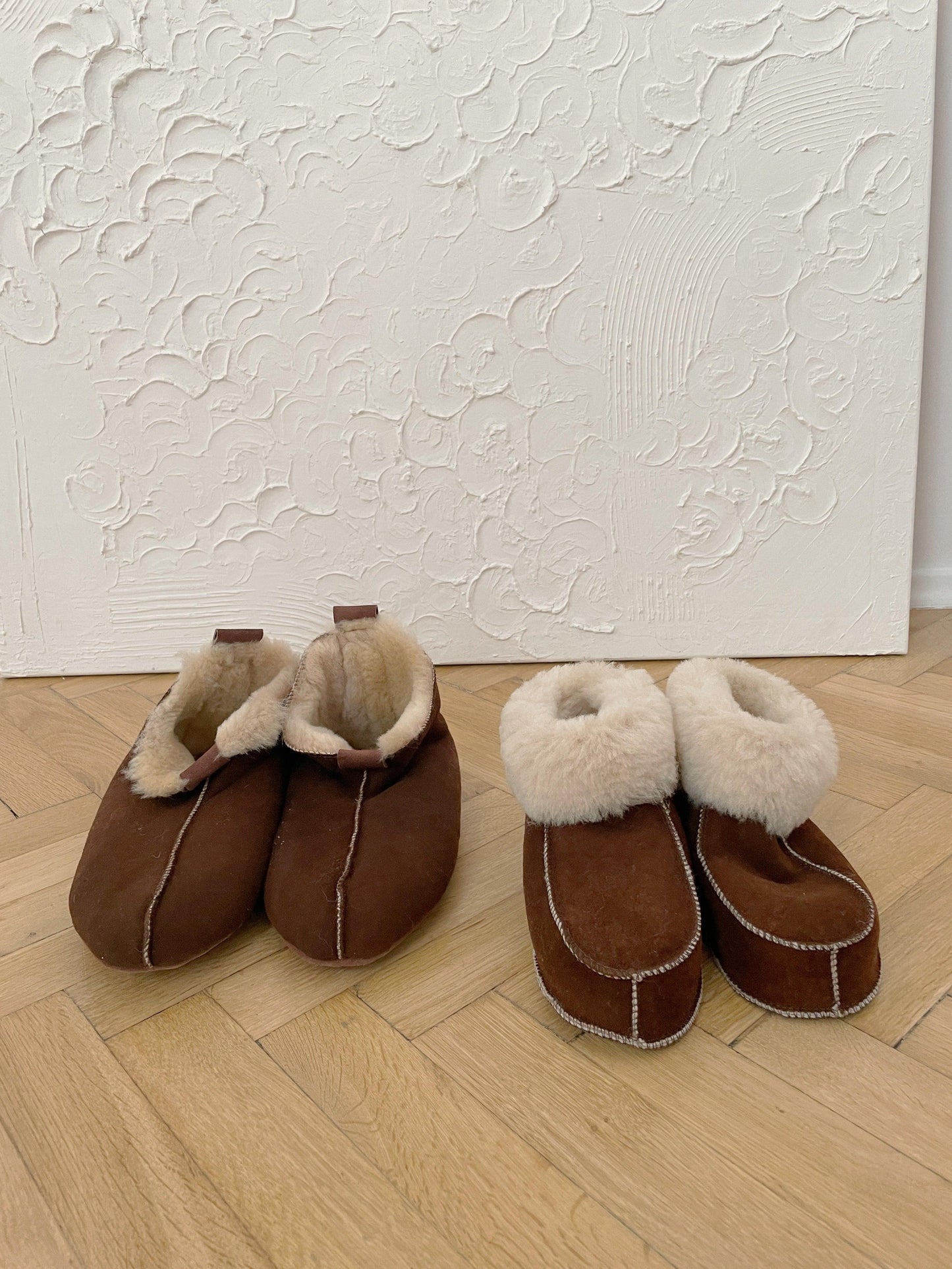 Adult Natural Brown Sheepskin Boots