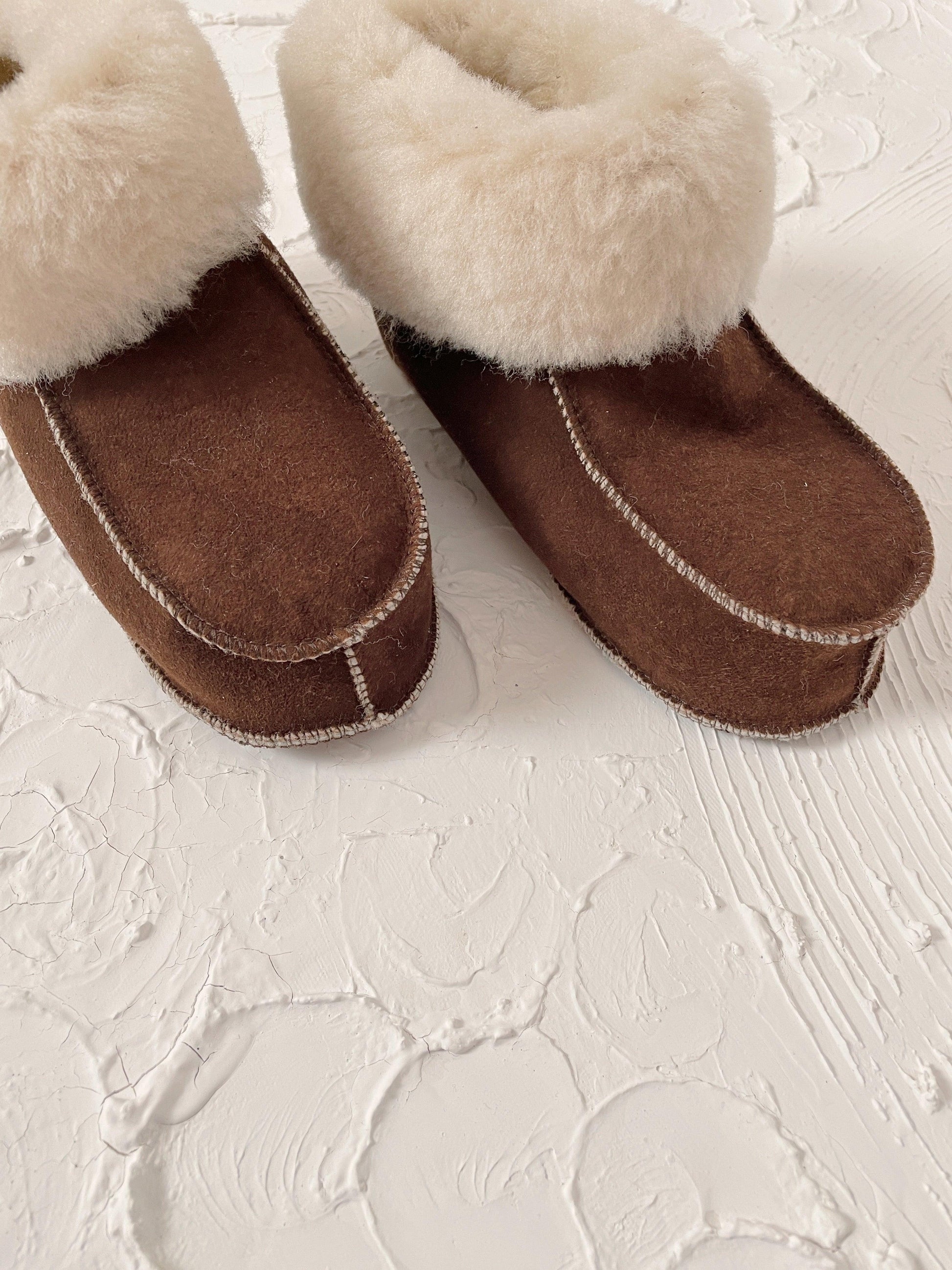 Adult Natural Brown Sheepskin Boots