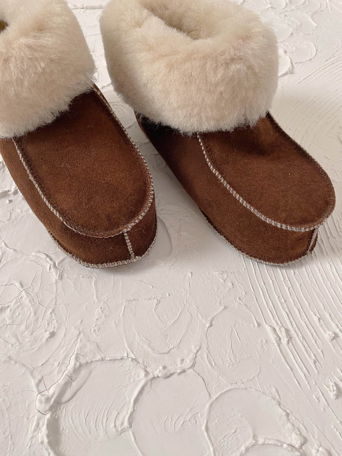 Adult Natural Brown Sheepskin Boots