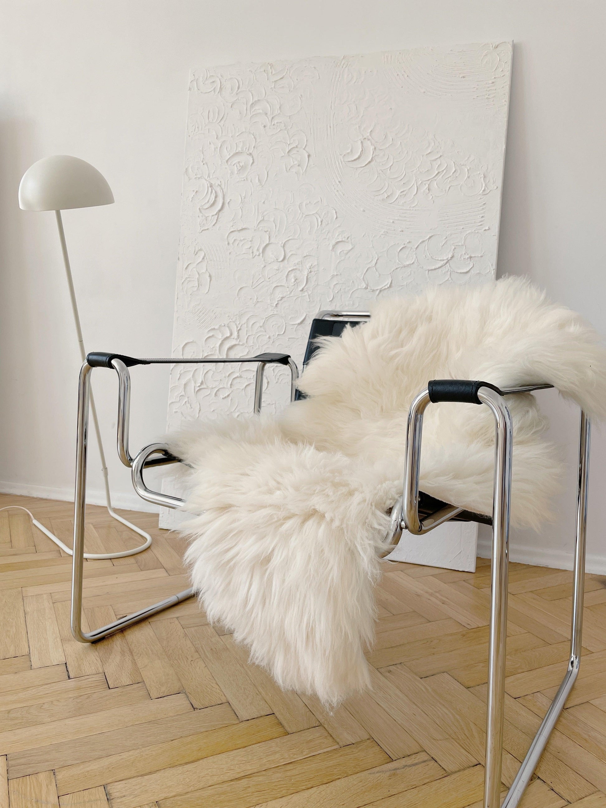 Natural Sheepskin Rug - Ivory - MellowConceptStore