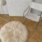 Natural Sheepskin Ivory Carpet - Round - MellowConceptStore