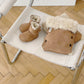 Beige Natural Sheepskin Stroller Hand Muffs