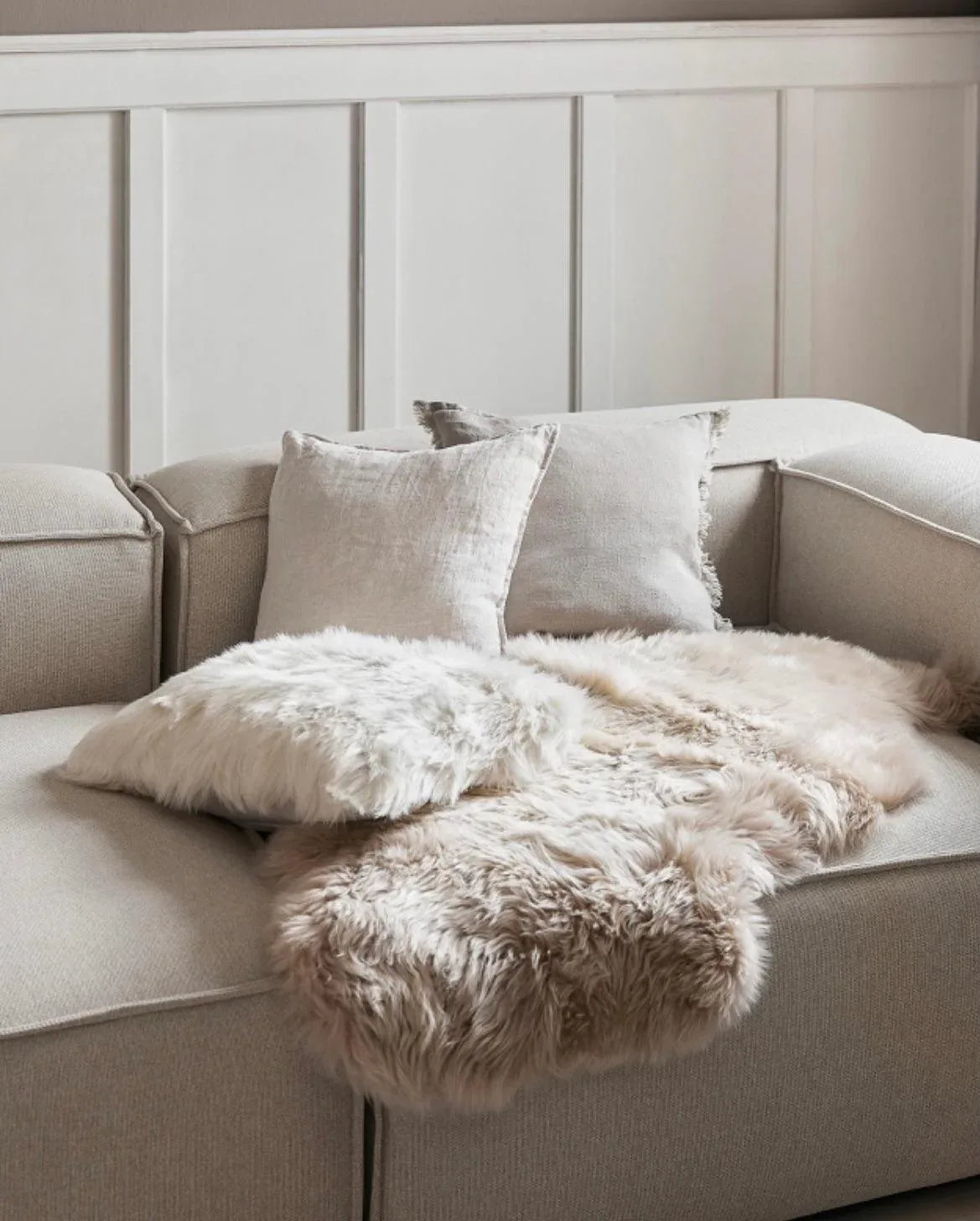 Natural Sheepskin Rug - Ivory - MellowConceptStore
