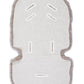 Greige Natural Sheepskin Stroller Liner