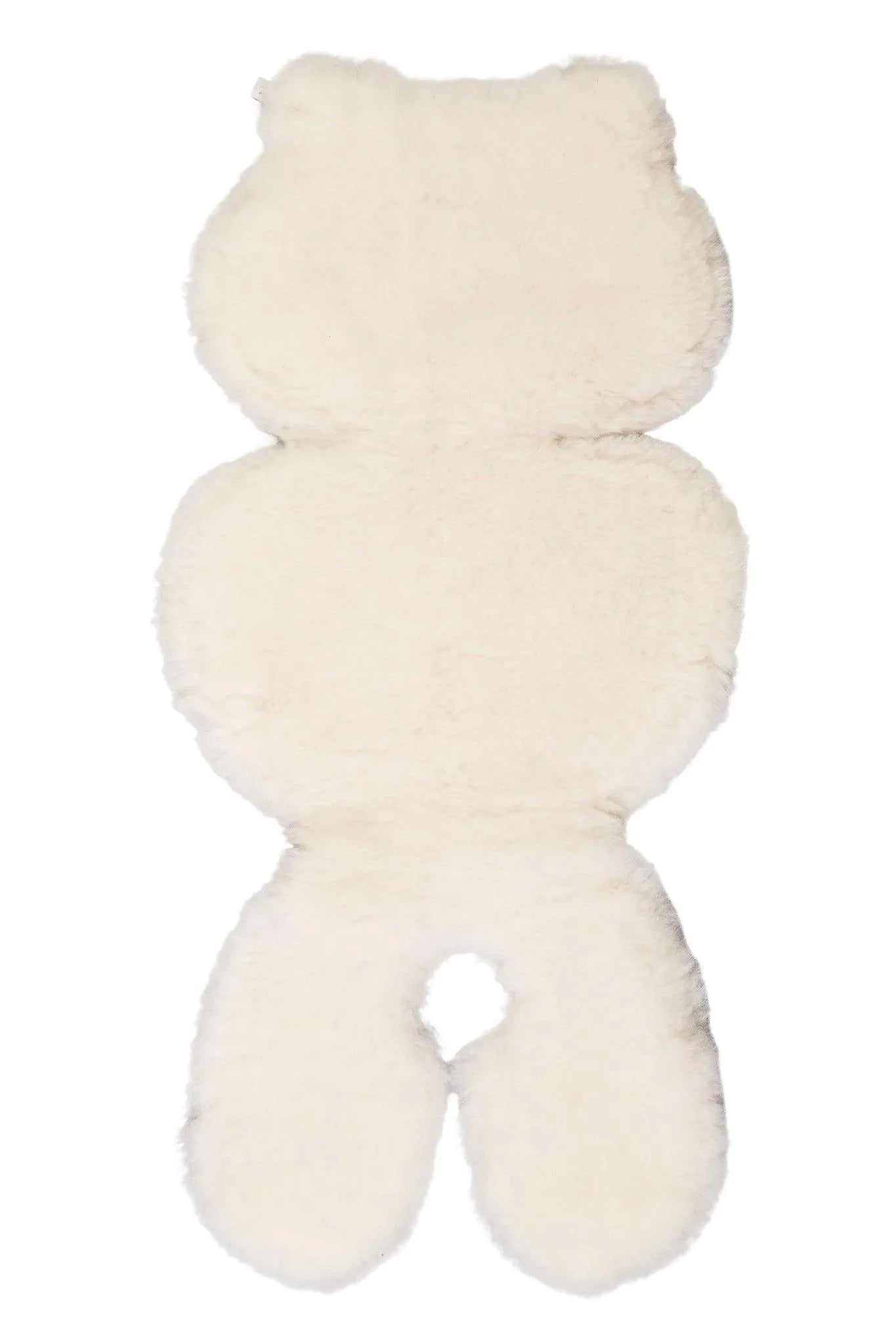 White Natural Sheepskin Car Seat / Stroller Liner - MellowConceptStore